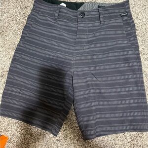 Volcom Men's Dark Gray Patterned Shorts